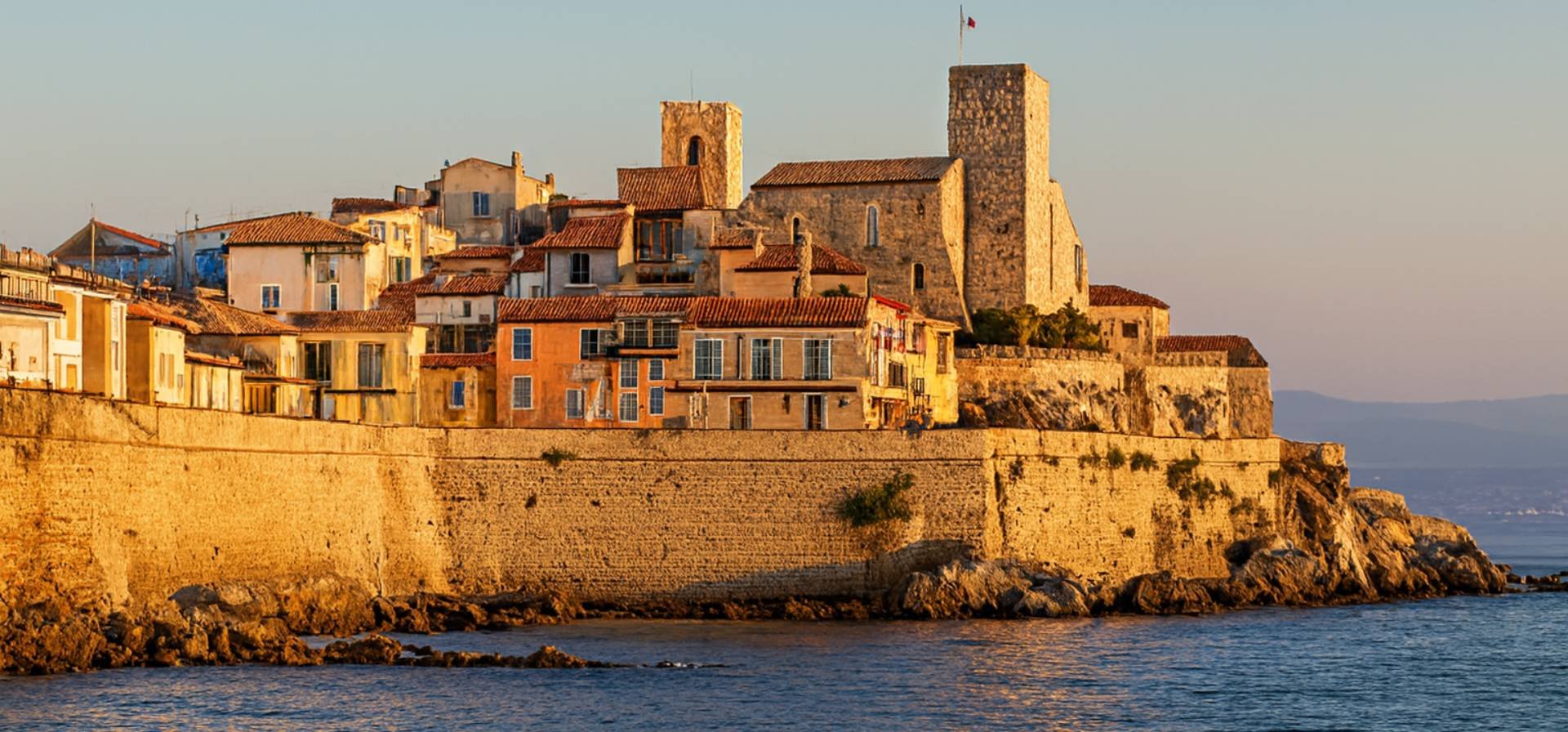 The coastal architecture of Antibes on the Côte d’Azur